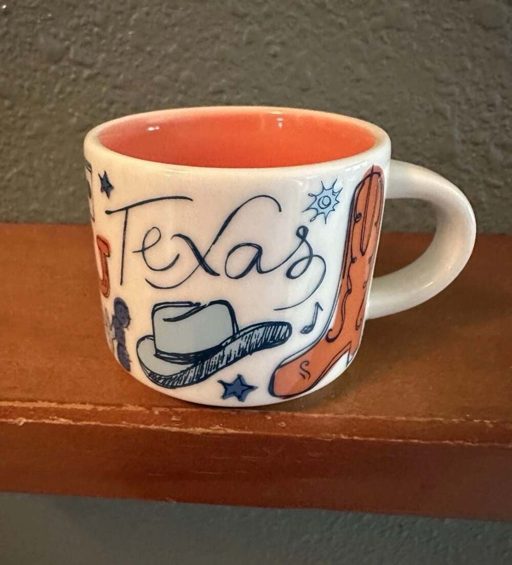 Starbucks Texas Been There Collection 2019 Espresso Mini Mug Ornament 2 Oz NWOT